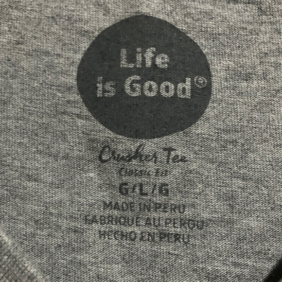 Life Is Good Women’s Gray 'Shine On' Long Sleeve Tee - Picture 2 of 4